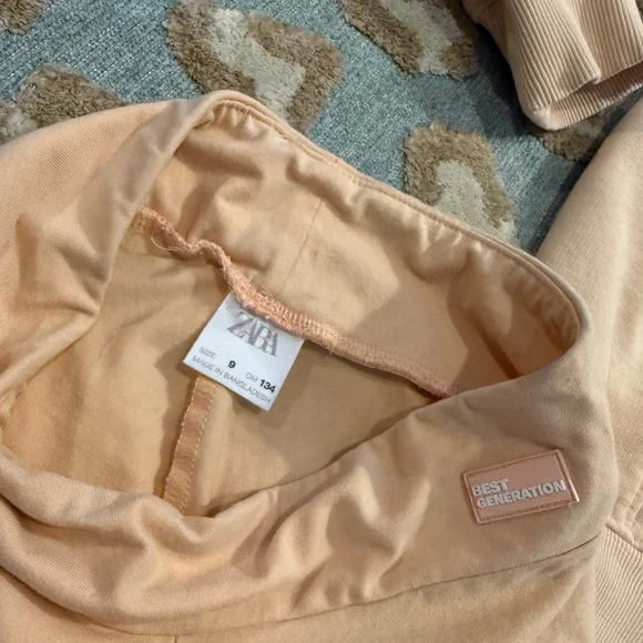 Zara Light Peach Kids Lounge Set - Picture 5 of 17